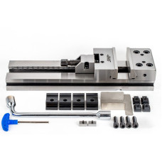 150mm (6") Single-Station Modular Fixed-Jaw Vise, 300mm (12") Opening