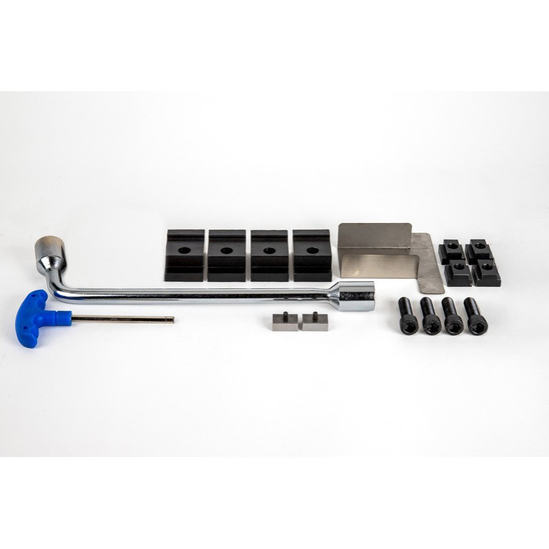 150mm (6") Single-Station Modular Fixed-Jaw Vise, 300mm (12") Opening