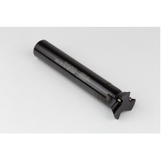 60° Indexable Dovetail Cutter, 30mm Diameter x 20mm Shank x 120mm Overall Length, 3 Inserts