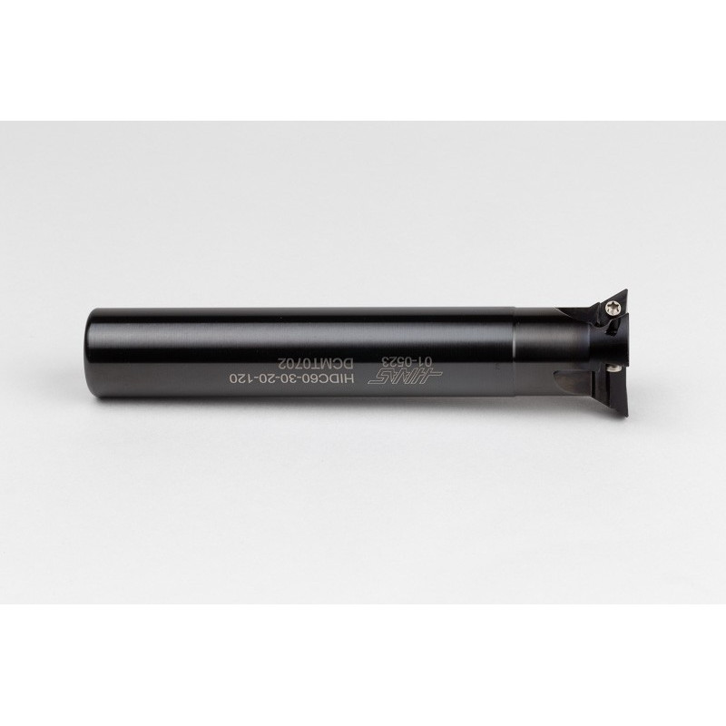 60° Indexable Dovetail Cutter, 30mm Diameter x 20mm Shank x 120mm Overall Length, 3 Inserts