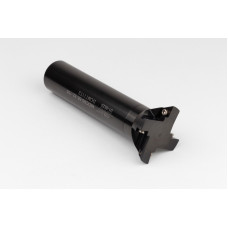 60° Indexable Dovetail Cutter, 56mm Diameter x 32mm Shank x 150mm Overall Length, 4 Inserts