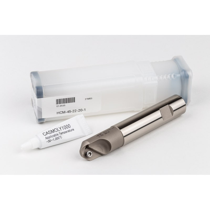 45° Indexable Chamfer Mill, 7.0mm - 21.89mm Diameter x 20.0mm Shank x 120.0mm Overall Length, 1 Insert