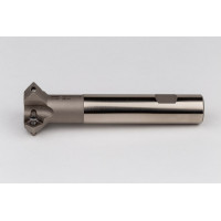 45° Indexable Chamfer Mill, 25.0mm - 39.93mm Diameter x 20.0mm Shank x 120.0mm Overall Length, 3 Inserts