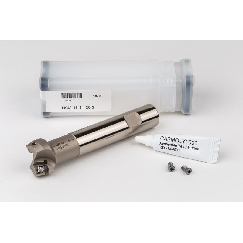 15° Indexable Chamfer Mill, 11.0mm - 30.49mm Diameter x 20.0mm Shank x 120.0mm Overall Length, 2 Inserts