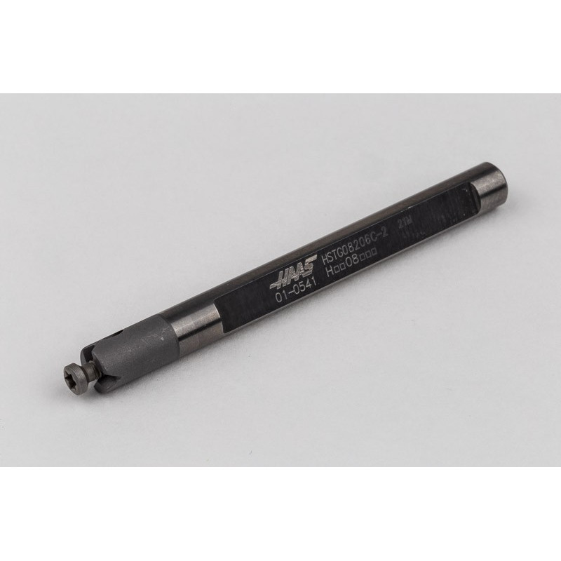HSTG08206C-2, 6mm Ø Carbide Shank Small Internal (ID) Grooving/Threading Bar, Insert Size 3, Through-Tool Coolant