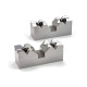 Hard Steel 4" (100mm) Non-Machinable V-Groove Vise Jaws