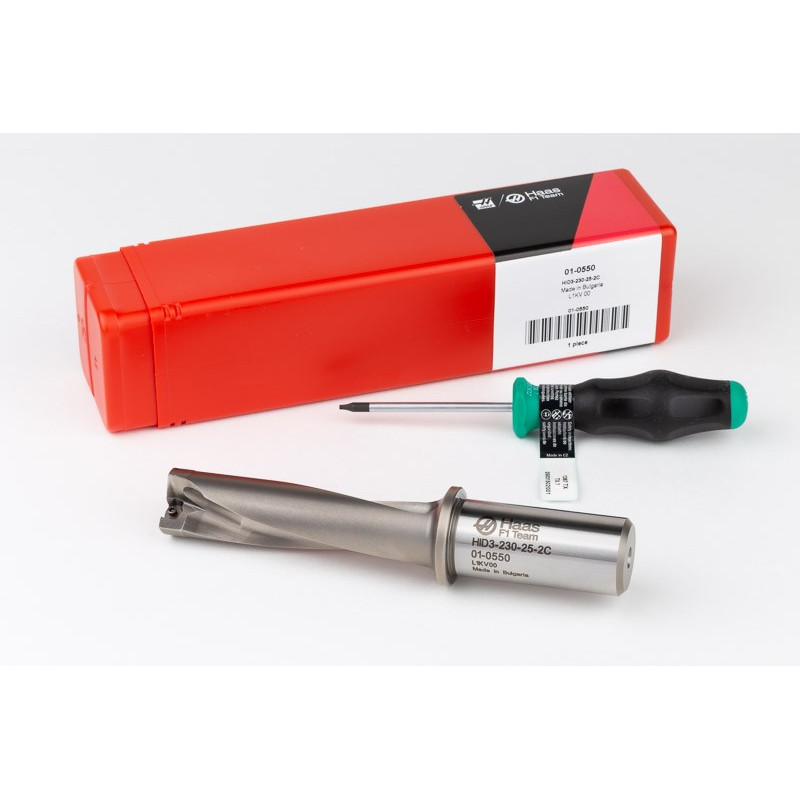 HID3, корпус свердла зі змінною головкою Ø 23 мм, хвостовик 25 мм, 3XD, розмір пластини C, TSC