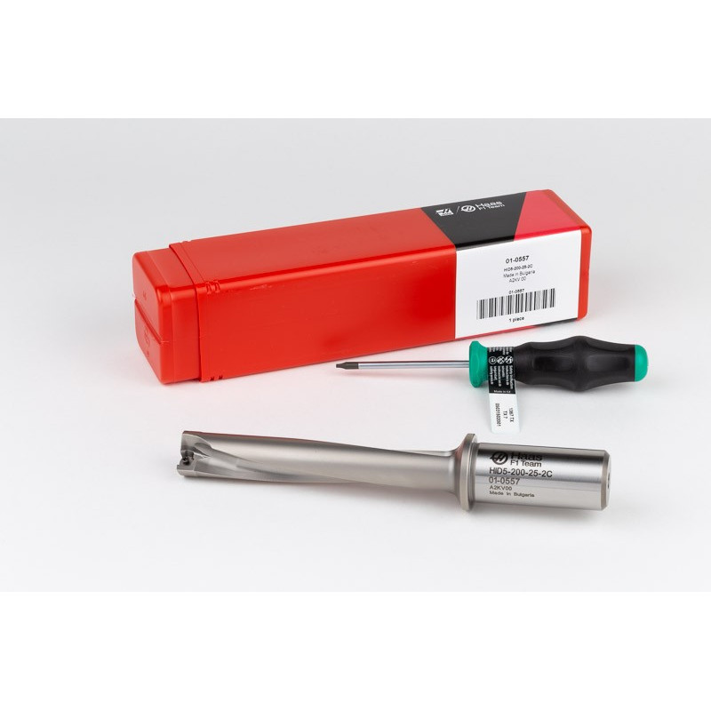 HID5, корпус свердла зі змінною різьбою Ø 20 мм, хвостовик 25 мм, 5XD, розмір пластини C, TSC