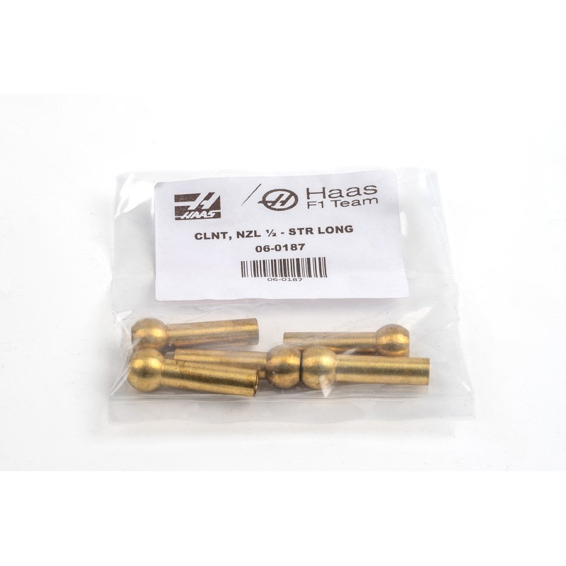 1/2" Straight Coolant Nozzle for BMT/BOT Turning Holders, Standard Style (Type A) - Pack of 5