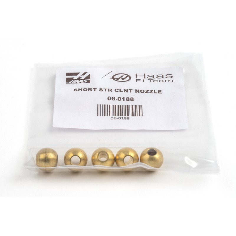 1/2" Short Straight Coolant Nozzle for BMT/BOT Turning Holders, Standard Style (Type A) - Pack of 5