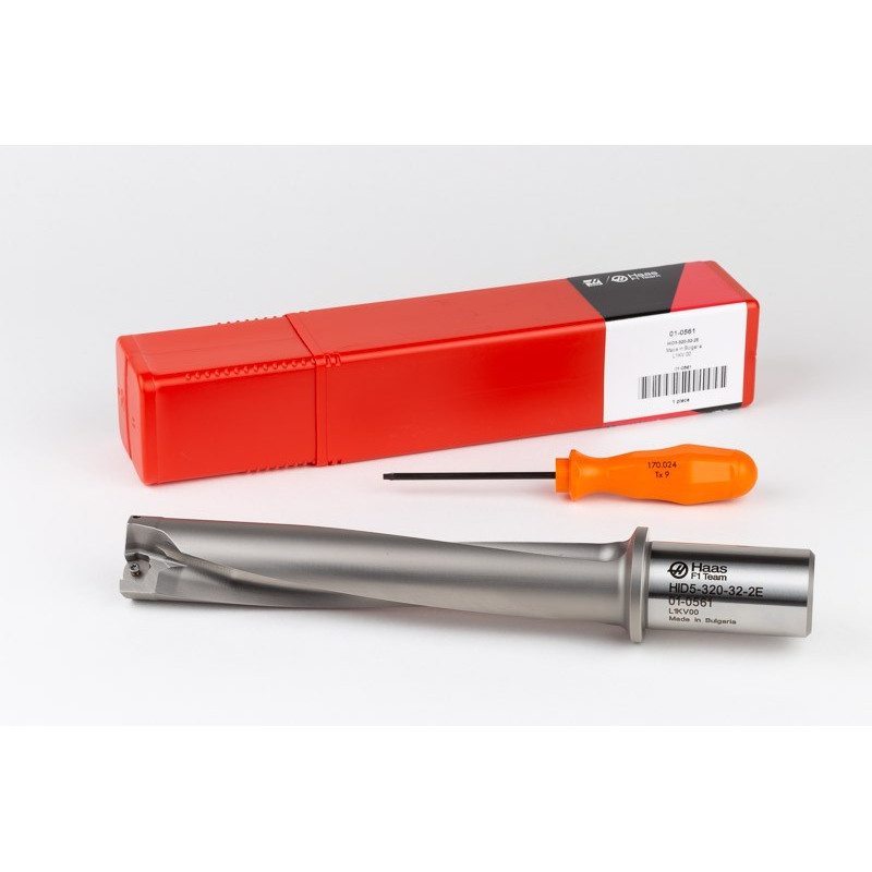 HID5, корпус свердла зі змінною різьбою Ø 32 мм, хвостовик 32 мм, 5XD, розмір пластини E, TSC