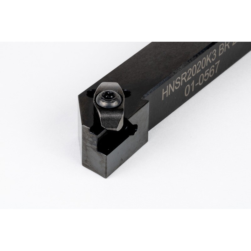 HNSR2020K3, 20mm Square Steel Shank External (OD) Haas Notch Grooving/Threading Tool, Right-Hand, Insert Size 3