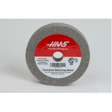6-дюймовий диск для видалення задирок Haas, ширина 1 дюйм x отвір 1 дюйм, оксид алюмінію, щільність 8, середній сорт