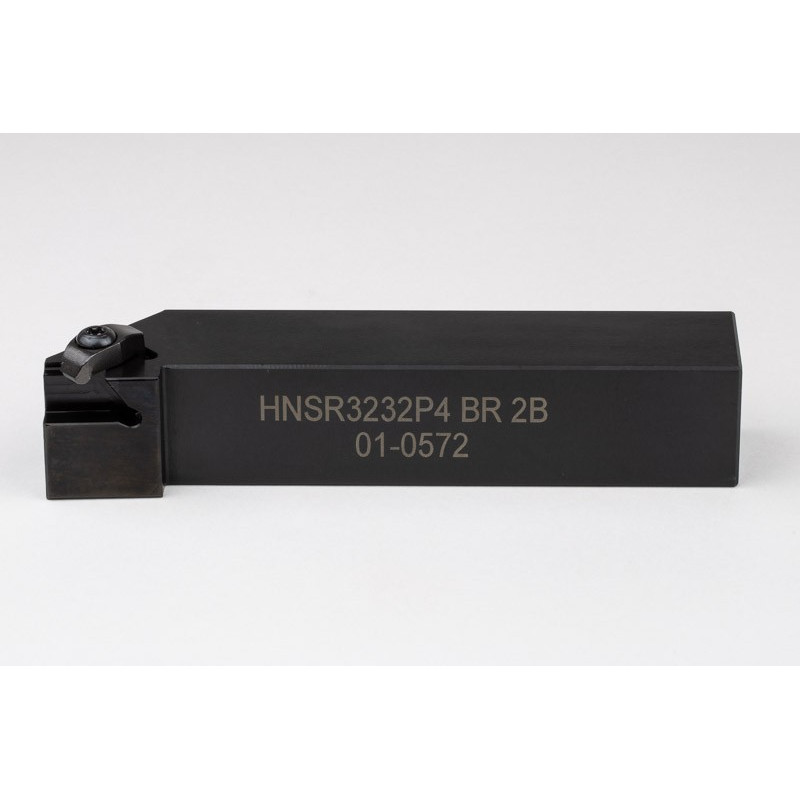 HNSR3232P4, 32mm Square Steel Shank External (OD) Haas Notch Grooving/Threading Tool, Right-Hand, Insert Size 4