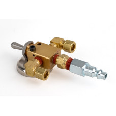 Ручний пневматичний перемикач лещат з магнітом