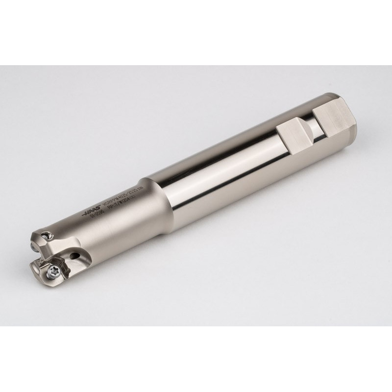 HRPP, 25mm Ø Indexable End Mill, 25mm Shank x 11° Lead Angle x 160mm Overall Length, 2 Flute, TSC