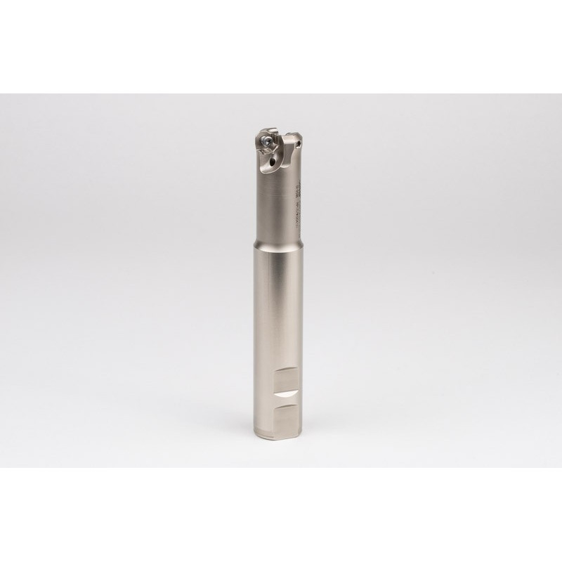 HRPP, 25mm Ø Indexable End Mill, 25mm Shank x 11° Lead Angle x 160mm Overall Length, 2 Flute, TSC