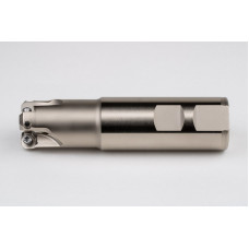 HRPP, 32mm Ø Indexable End Mill, 32mm Shank x 11° Lead Angle x 125mm Overall Length, 3 Flute, TSC