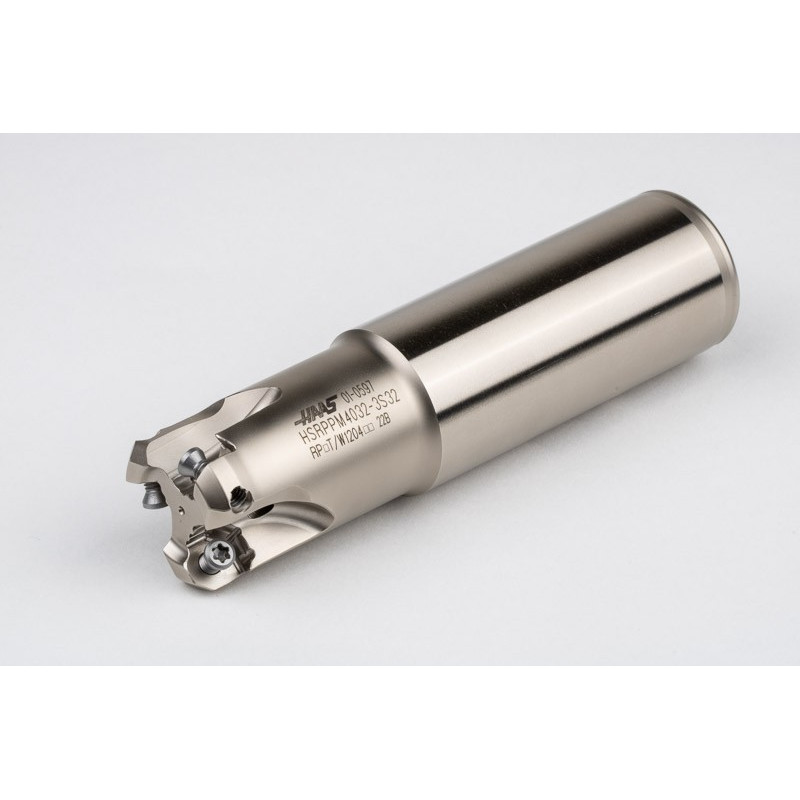 HRPP, 32mm Ø Indexable End Mill, 32mm Shank x 11° Lead Angle x 125mm Overall Length, 3 Flute, TSC