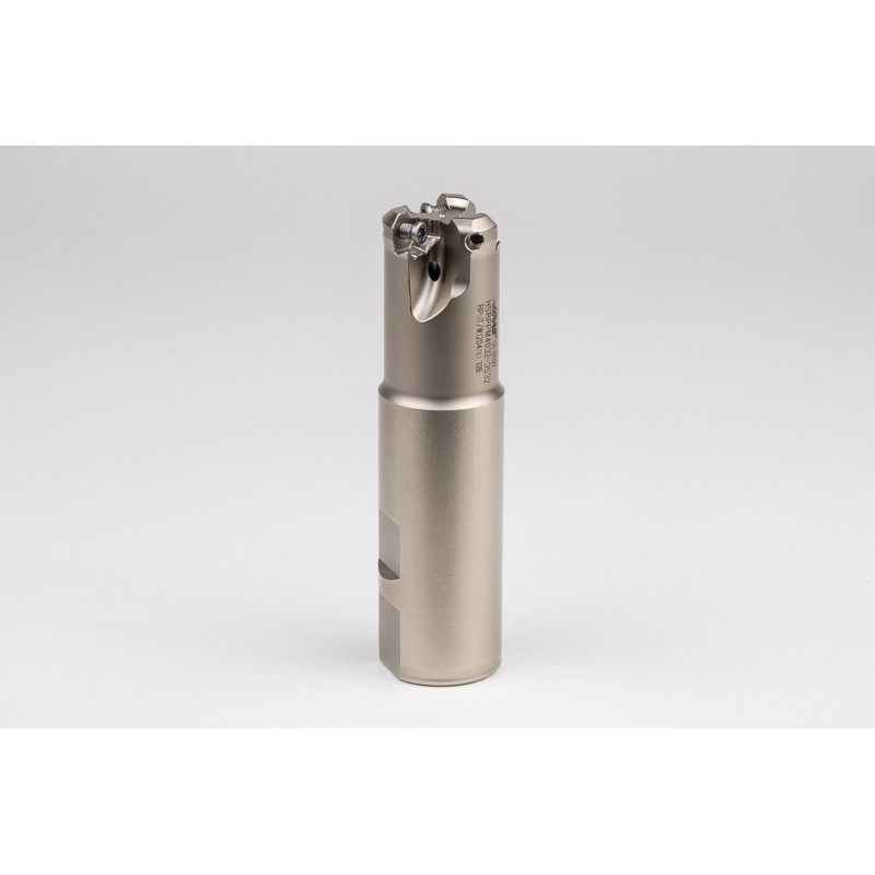 HRPP, 32mm Ø Indexable End Mill, 32mm Shank x 11° Lead Angle x 125mm Overall Length, 3 Flute, TSC