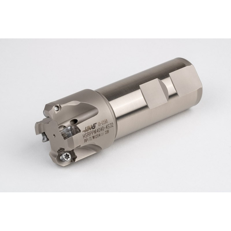 HRPP, 40mm Ø Indexable End Mill, 32mm Shank x 11° Lead Angle x 105mm Overall Length, 4 Flute, TSC