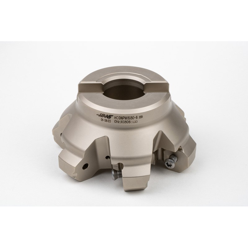 HONP, насадний фрезер Ø 80 мм, напрямний отвір 27 мм x кут нахилу 45°, 6 зубців, негативна/позитивна геометрія, TSC