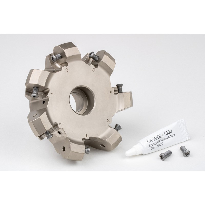 HONP, насадний фрезер Ø 100 мм, напрямний отвір 32 мм x кут нахилу 45°, 7 зубців, негативна/позитивна геометрія, TSC