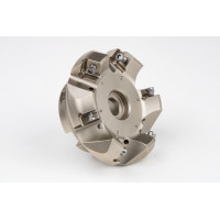 HCSNP, насадний фрезер Ø 63 мм, напрямний отвір 22 мм x кут нахилу 45°, 6 зубців, негативна/позитивна геометрія, TSC