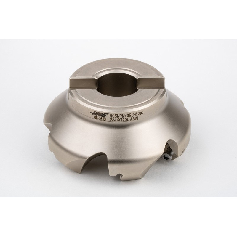 HCSNP, насадний фрезер Ø 63 мм, напрямний отвір 22 мм x кут нахилу 45°, 6 зубців, негативна/позитивна геометрія, TSC