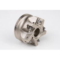 HLNP, насадний фрезер Ø 63 мм, напрямний отвір 22 мм x кут нахилу 90°, 5 зубців, негативна/позитивна геометрія, TSC