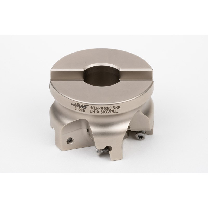 HLNP, насадний фрезер Ø 63 мм, напрямний отвір 22 мм x кут нахилу 90°, 5 зубців, негативна/позитивна геометрія, TSC