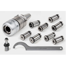 BT40 Milling Chuck & Collet Kit, TSC