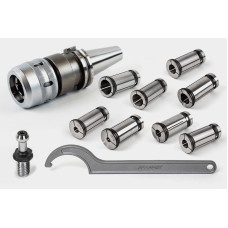 SK40/DIN Milling Chuck & Collet Kit, TSC