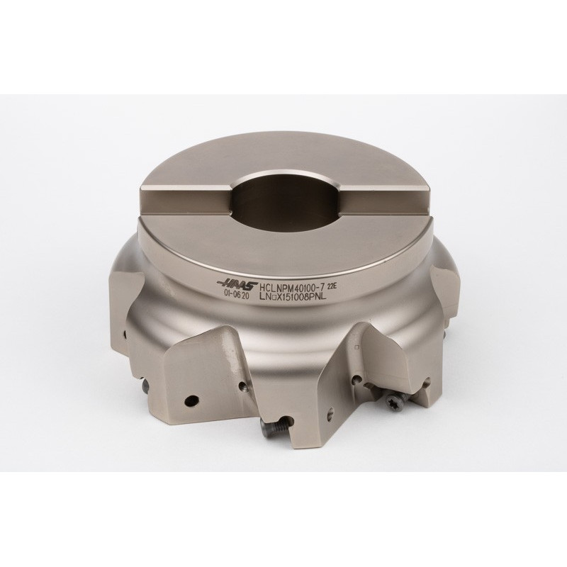 HLNP, насадний фрезер Ø 100 мм, напрямний отвір 32 мм x кут нахилу 90°, 7 канав, негативна/позитивна геометрія, TSC