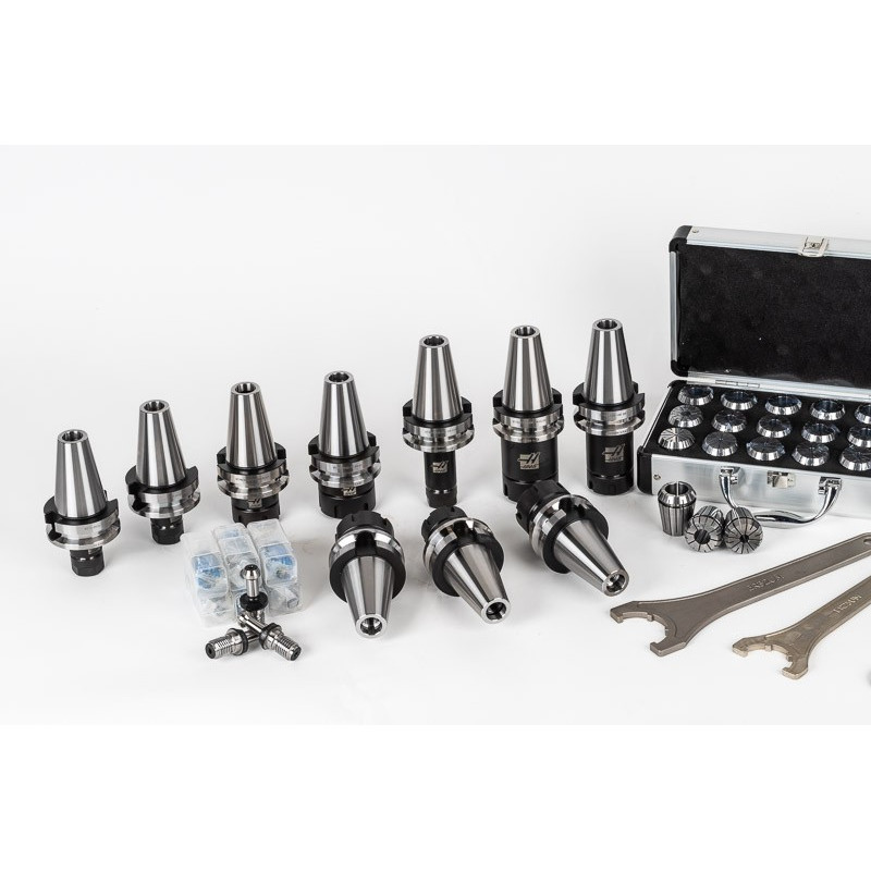 10-Piece, BT40 ER Collet Chuck Toolholder Kit, TSC