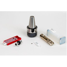 Indexable End Mill Kit, BT40, Aluminum
