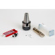 Indexable End Mill Kit, BT40, Aluminum