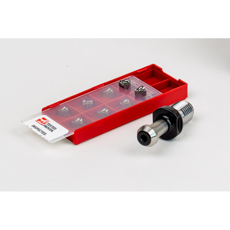 Indexable End Mill Kit, BT40, Aluminum