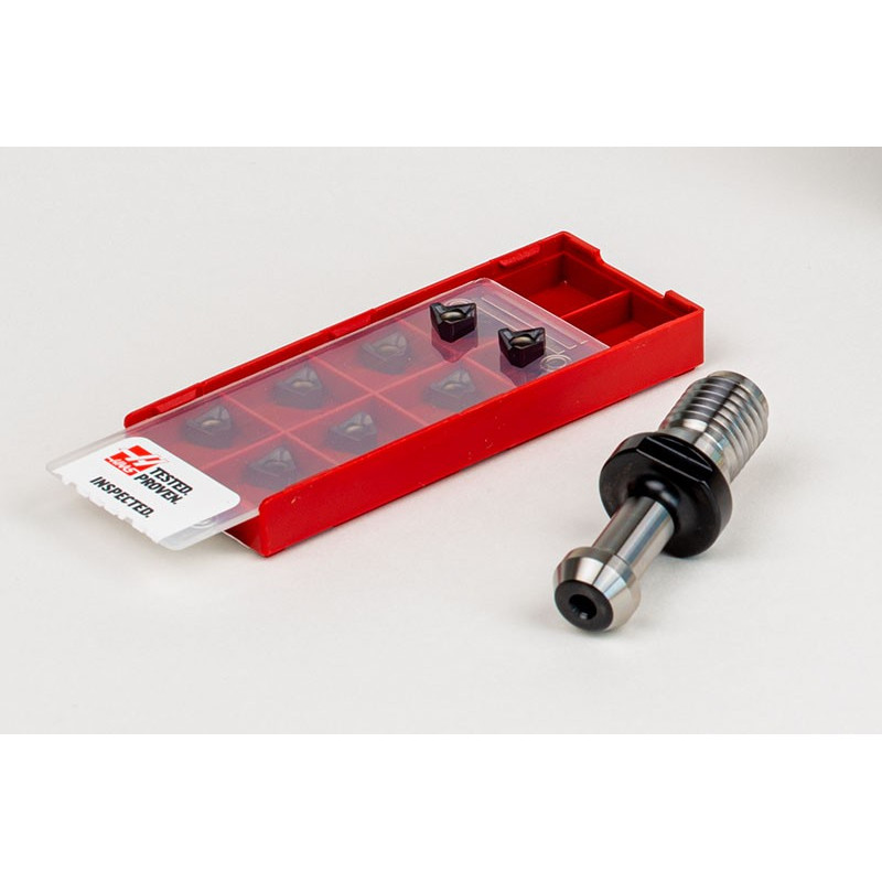 Indexable End Mill Kit, BT40, Steel