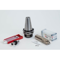 Indexable End Mill Kit, SK40/DIN, Aluminum