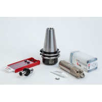 Indexable End Mill Kit, SK40/DIN, Steel