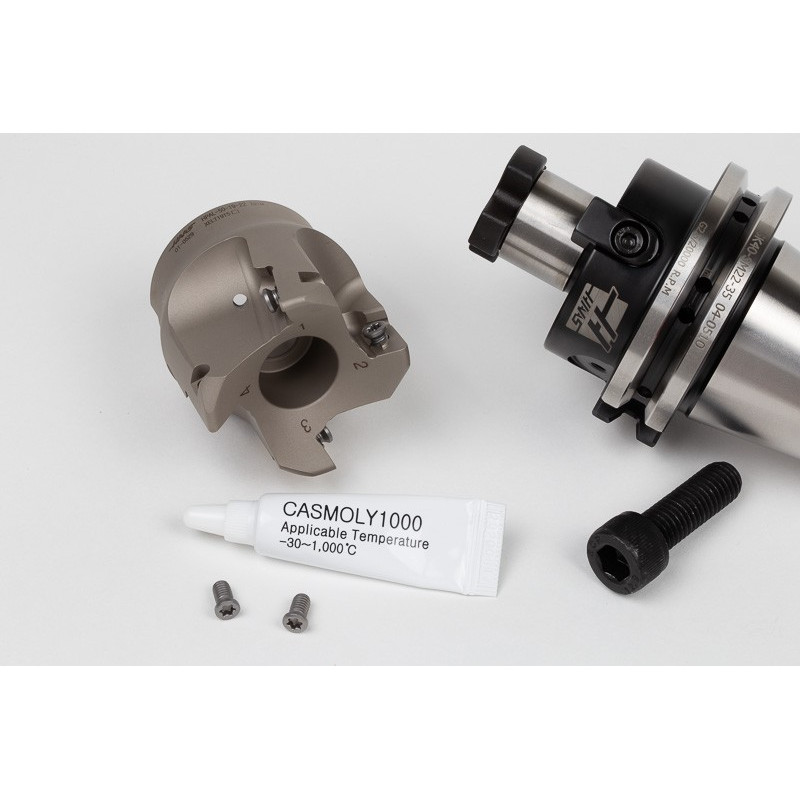 HPAL, комплект для фрезерування насадок діаметром 50 мм, тримач SK40/DIN, калібрована довжина 35 мм, клас сплаву HN25A, TSC