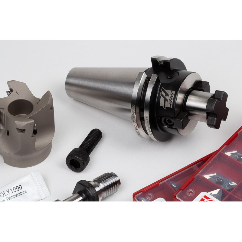 HPAL, комплект для фрезерування насадок діаметром 50 мм, тримач SK40/DIN, калібрована довжина 35 мм, клас сплаву HN25A, TSC