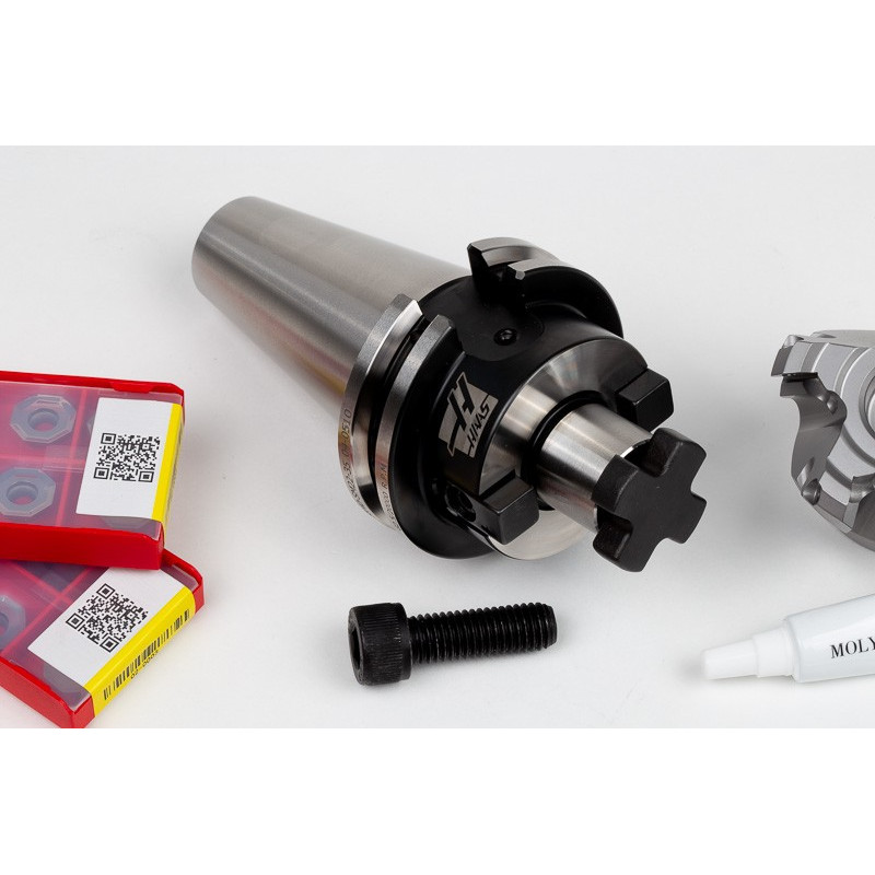 HOP, Комплект для фрезерування насадок діаметром 50 мм, тримач SK40/DIN, калібрована довжина 35 мм, клас сплаву HN25, TSC