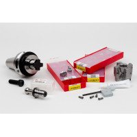 HRNP, Комплект для фрезерування насадок діаметром 50 мм, Держак BT40, Калібрована довжина 40 мм, Клас сплаву HN25, TSC