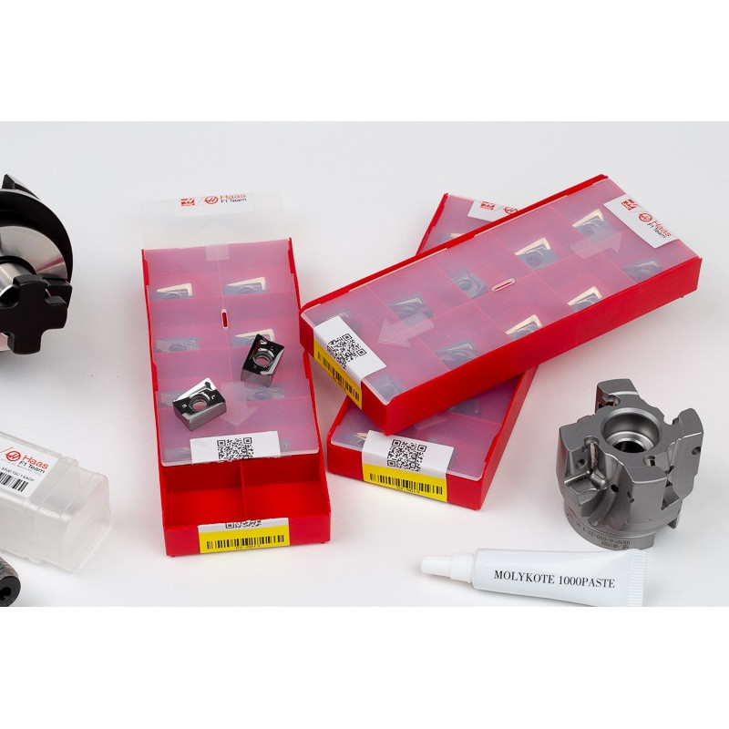 HRNP, Комплект для фрезерування насадок діаметром 50 мм, Держак BT40, Калібрована довжина 40 мм, Клас сплаву HN25, TSC