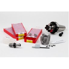 HRNP, Комплект для фрезерування насадок діаметром 50 мм, тримач SK40/DIN, калібрована довжина 35 мм, клас сплаву HN25, TSC