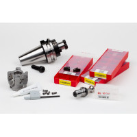 HRNP, комплект для насадної фрези діаметром 50 мм, тримач BT40, калібрована довжина 40 мм, клас сплаву HMP35, TSC