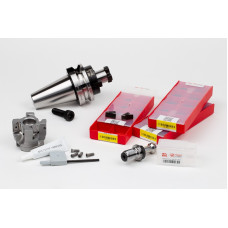 HRNP, комплект для насадної фрези діаметром 50 мм, тримач BT40, калібрована довжина 40 мм, клас сплаву HMP35, TSC