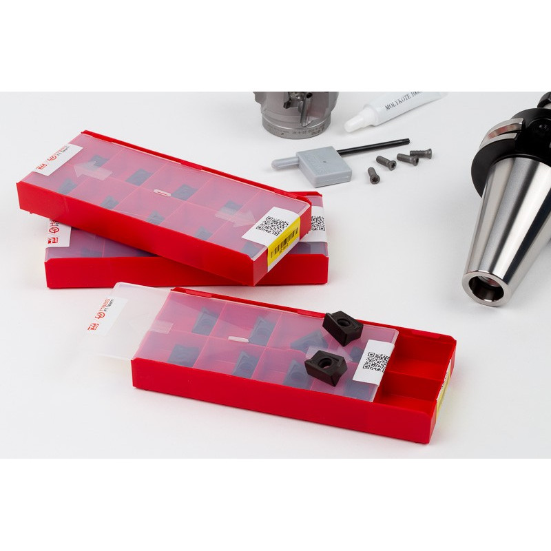 HRNP, Комплект для фрезерування насадок діаметром 50 мм, тримач SK40/DIN, калібрована довжина 35 мм, клас сплаву HMP35, TSC